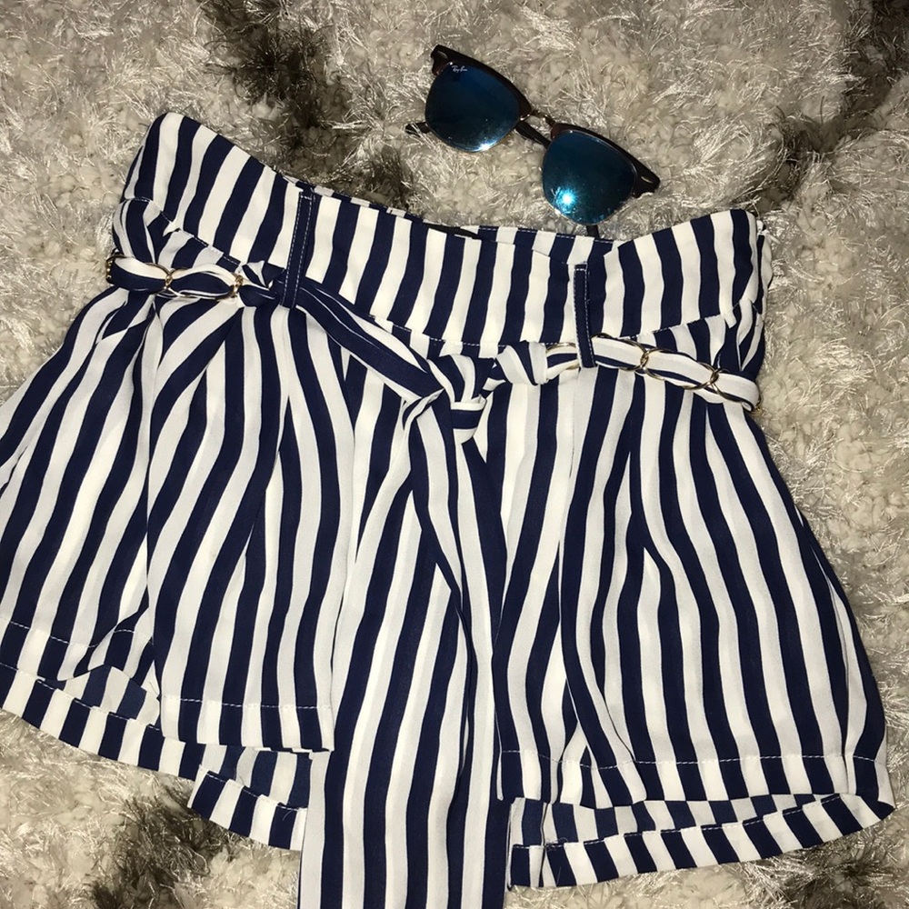 Striped Chic Shorts